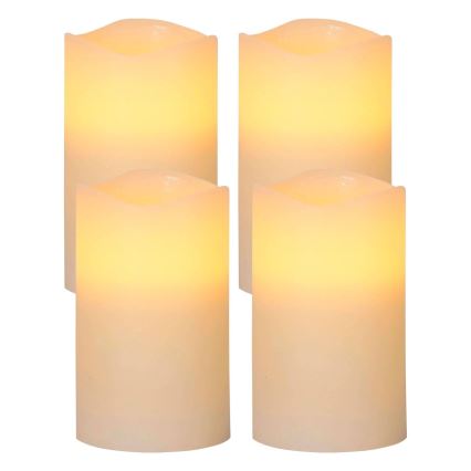 Eglo - LOT 4x Décorations de Noël LED 1xLED/0,066W/3xAAA beige