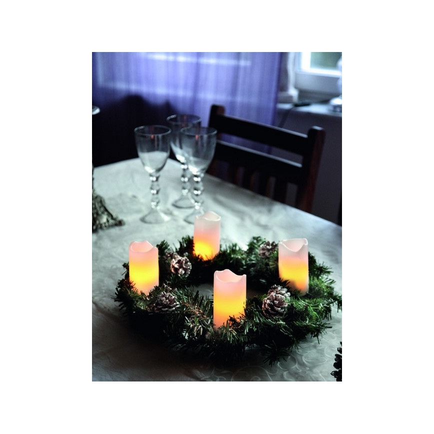 Eglo - SET 4x LED Weihnachtsdekoration 2xLED/0,18W/2xCR2032 + Fernbedienung