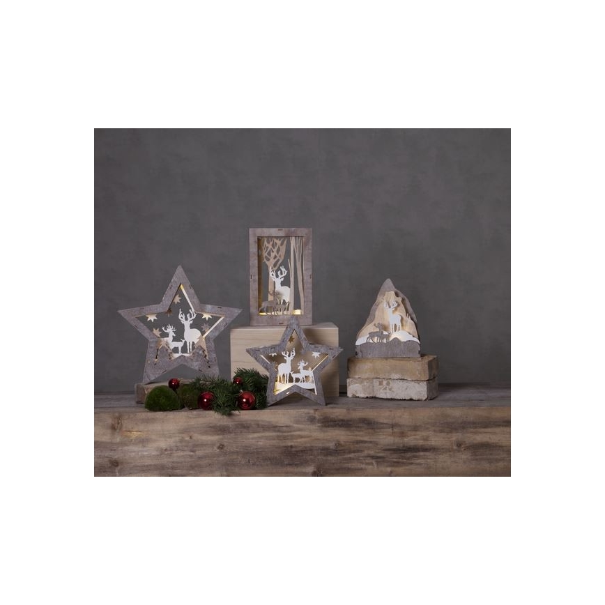 Eglo - Décoration de noël 10xLED/0,03W/2xAAA
