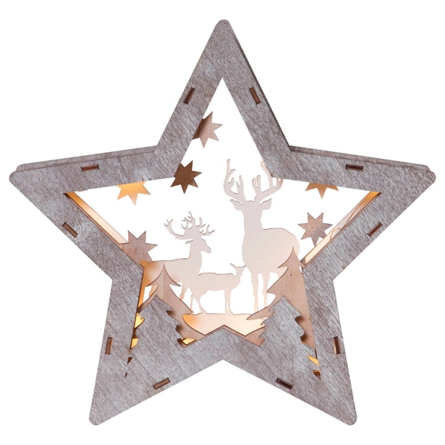 Eglo - Decorazione LED di Natale 10xLED/0,03W/2xAAA