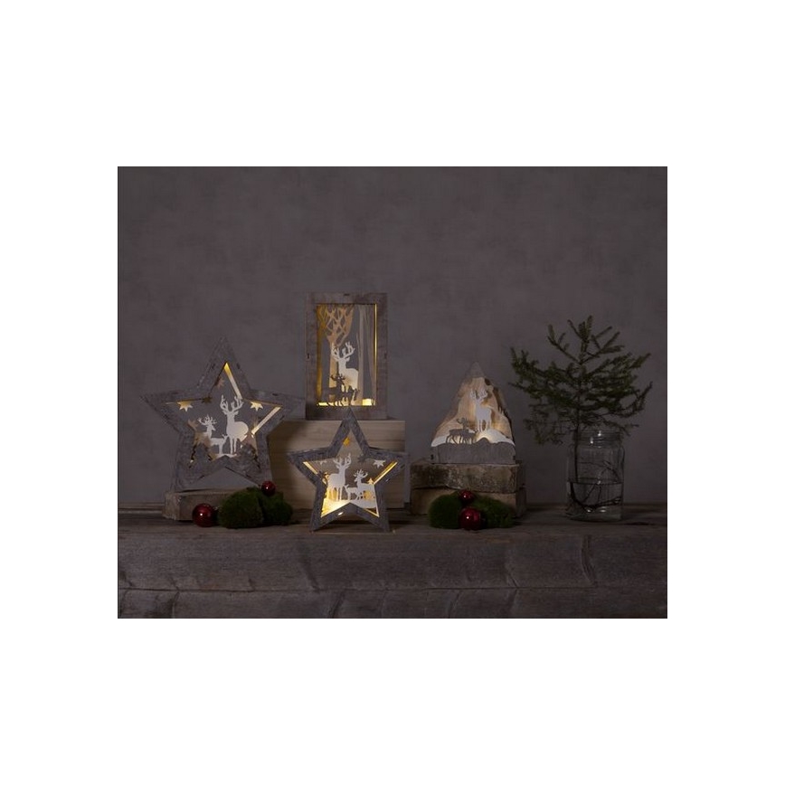 Eglo - Decorazione LED di Natale 10xLED/0,03W/2xAAA