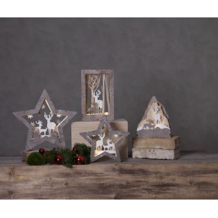 Eglo - Decorazione LED di Natale 10xLED/0,03W/2xAAA