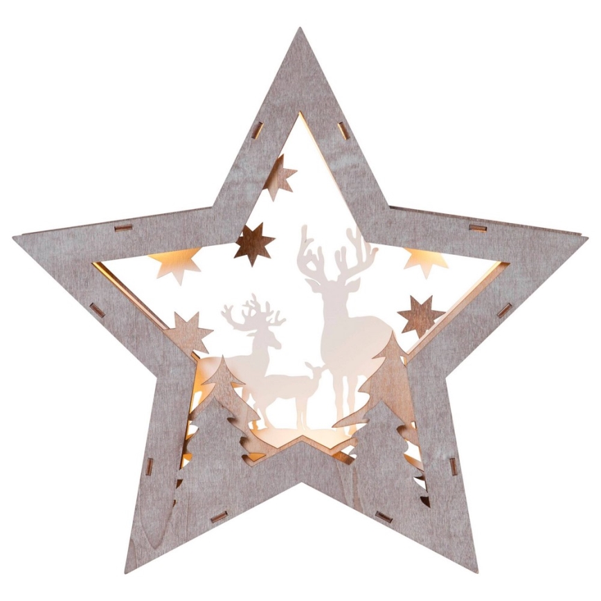 Eglo - Decorazione LED natalizia 10xLED/0,03W/2xAA
