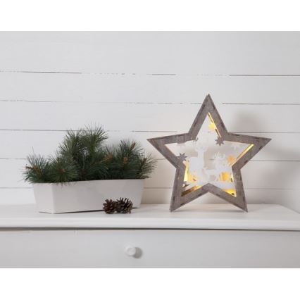 Eglo - Decorazione LED natalizia 10xLED/0,03W/2xAA