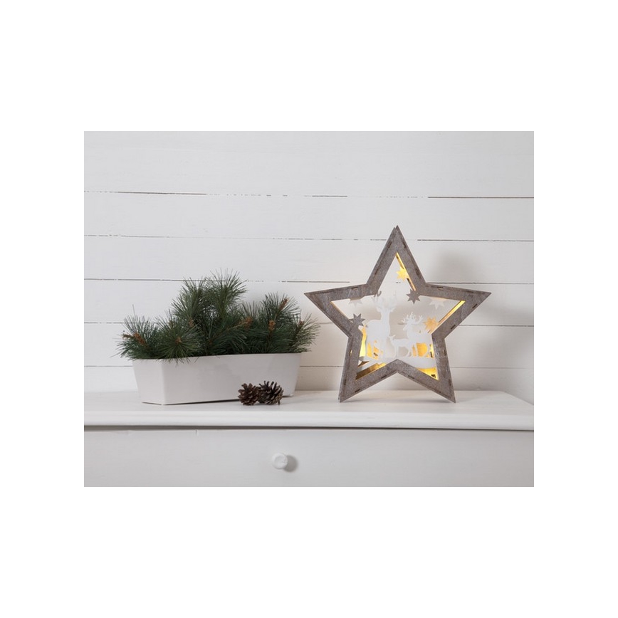 Eglo - Decorazione LED natalizia 10xLED/0,03W/2xAA