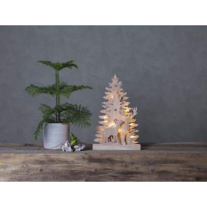 Eglo - Décoration de noël 10xLED/0,03W/2xAA