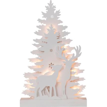 Eglo 410417 - Décoration LED de Noël FAUNA 10xLED/0,03W/2xAA