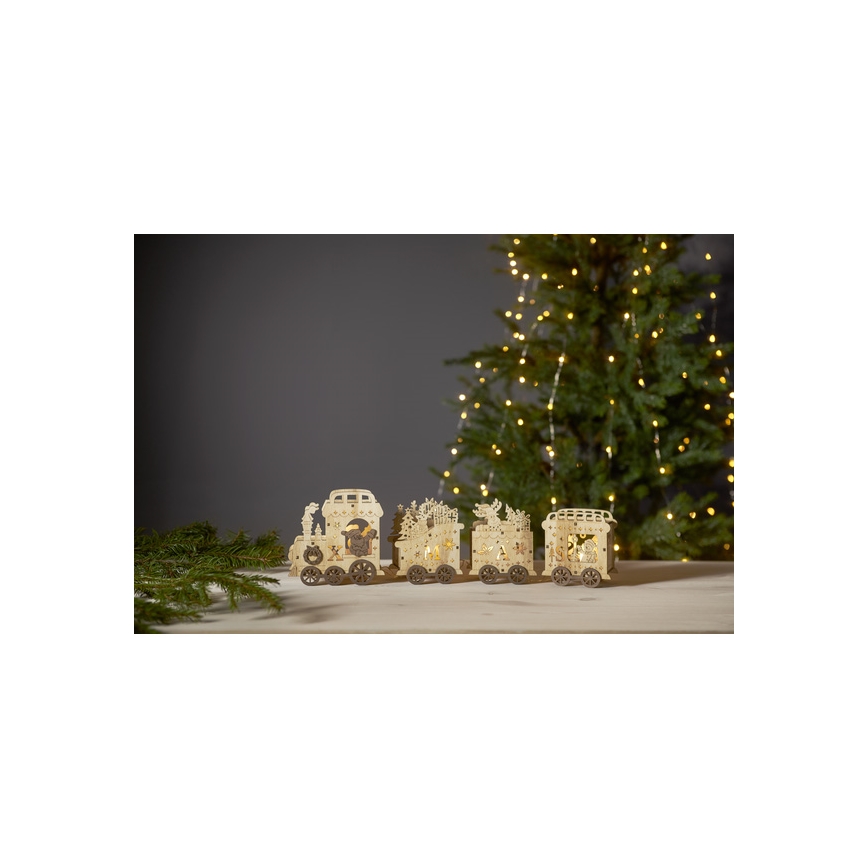 Eglo - Decorazione LED natalizia 4xLED/0,06W/2xAA