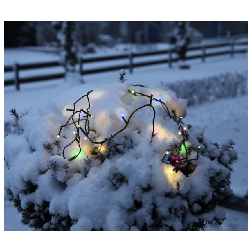 Eglo - Catena natalizia LED da esterno 80xLED 8m IP44 multicolor