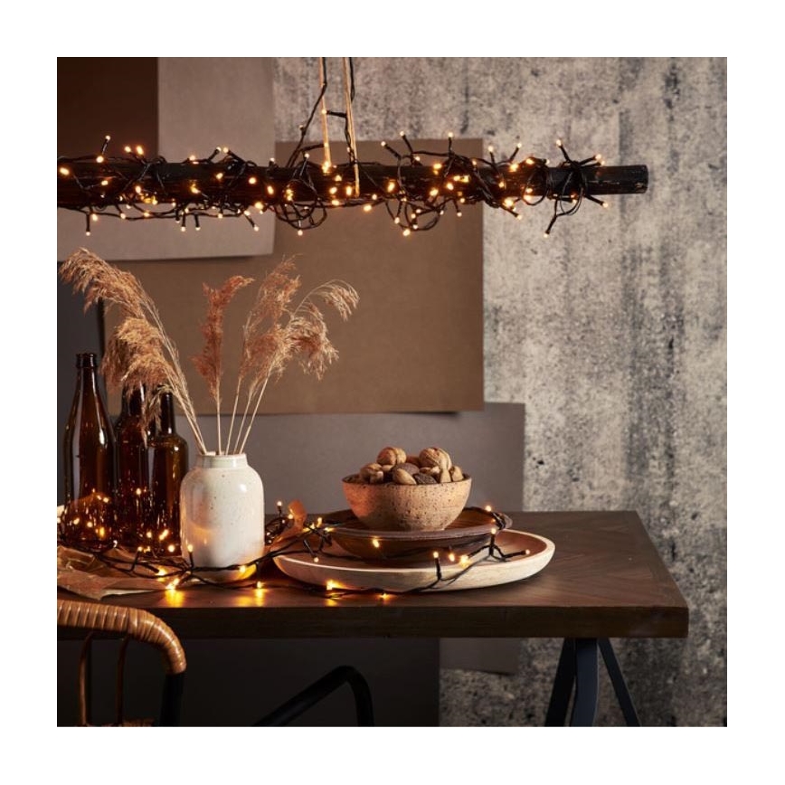 Eglo - LED-Outdoor-Weihnachtskette 800xLED 21m IP44 warmweiß