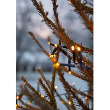 Eglo - Guirlande de noël d'extérieur 1200xLED 24m IP44 blanche chaude