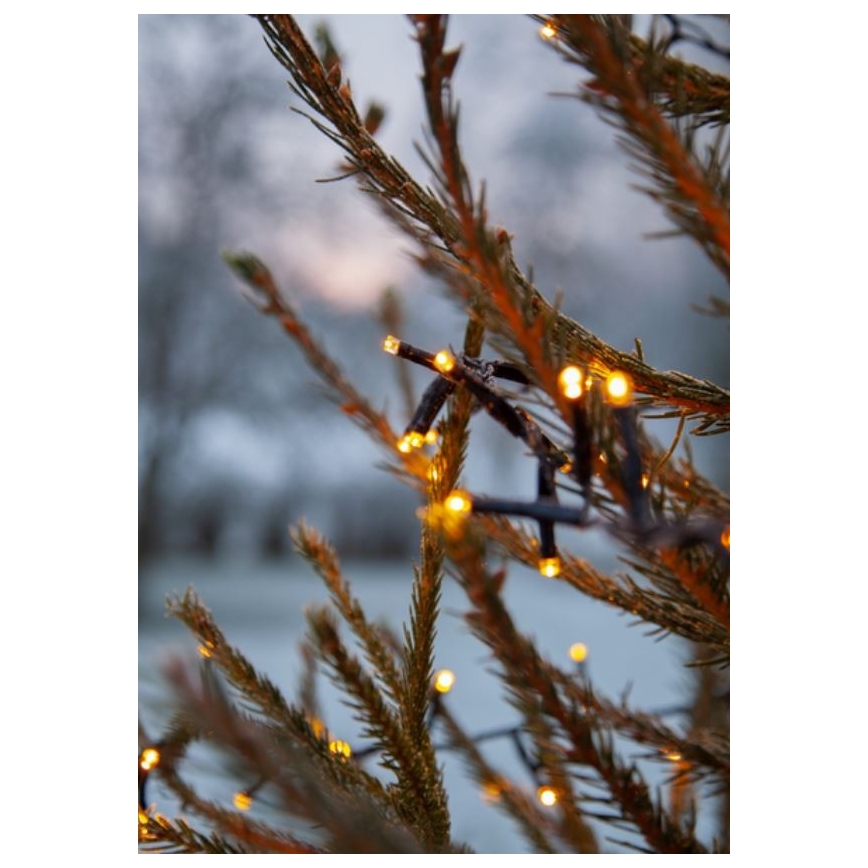 Eglo - Guirlande de noël d'extérieur 1200xLED 24m IP44 blanche chaude