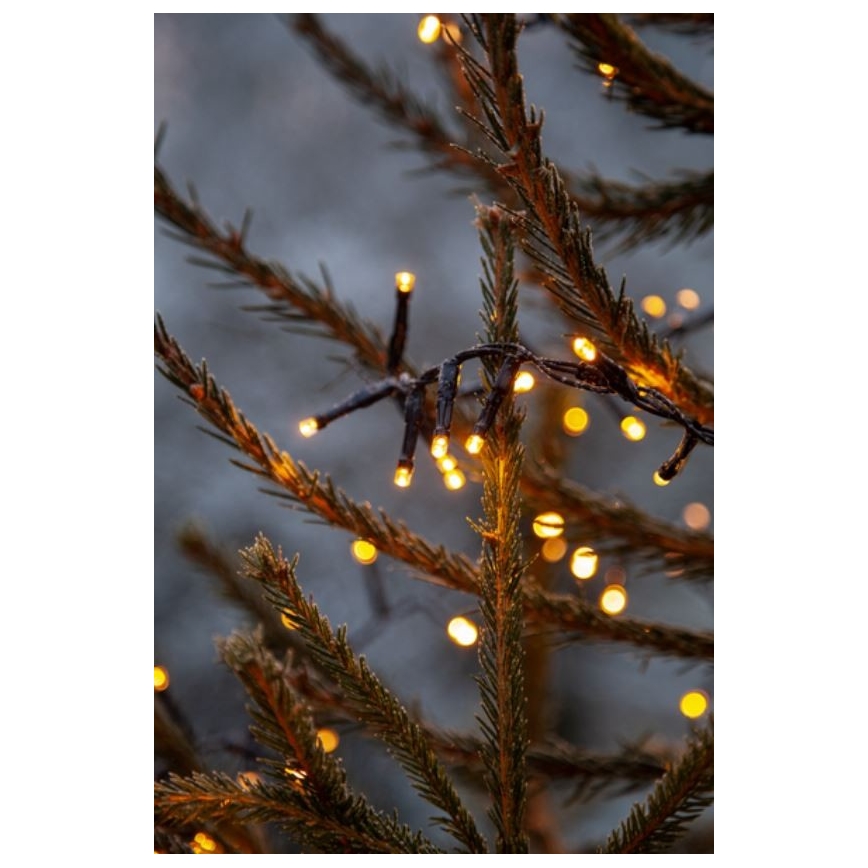 Eglo - Guirlande de noël d'extérieur 1200xLED 24m IP44 blanche chaude