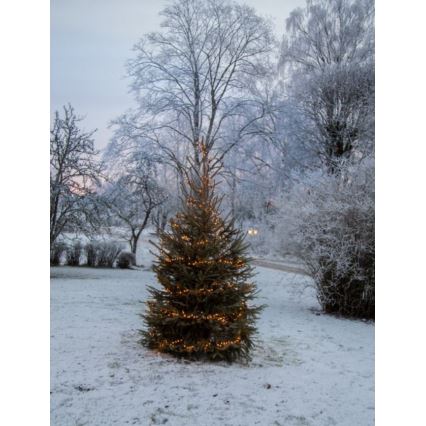 Eglo - Guirlande de noël d'extérieur 1200xLED 24m IP44 blanche chaude
