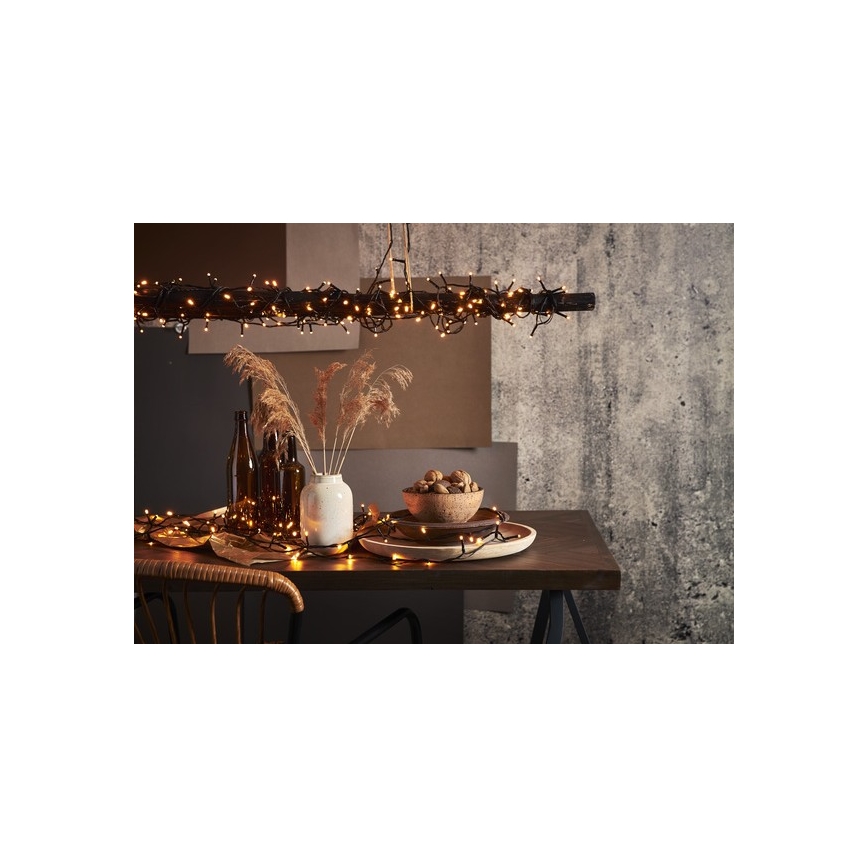 Eglo - LED-Weihnachtslichterkette für den Außenbereich 180xLED 17,6m IP44 warmweiβ