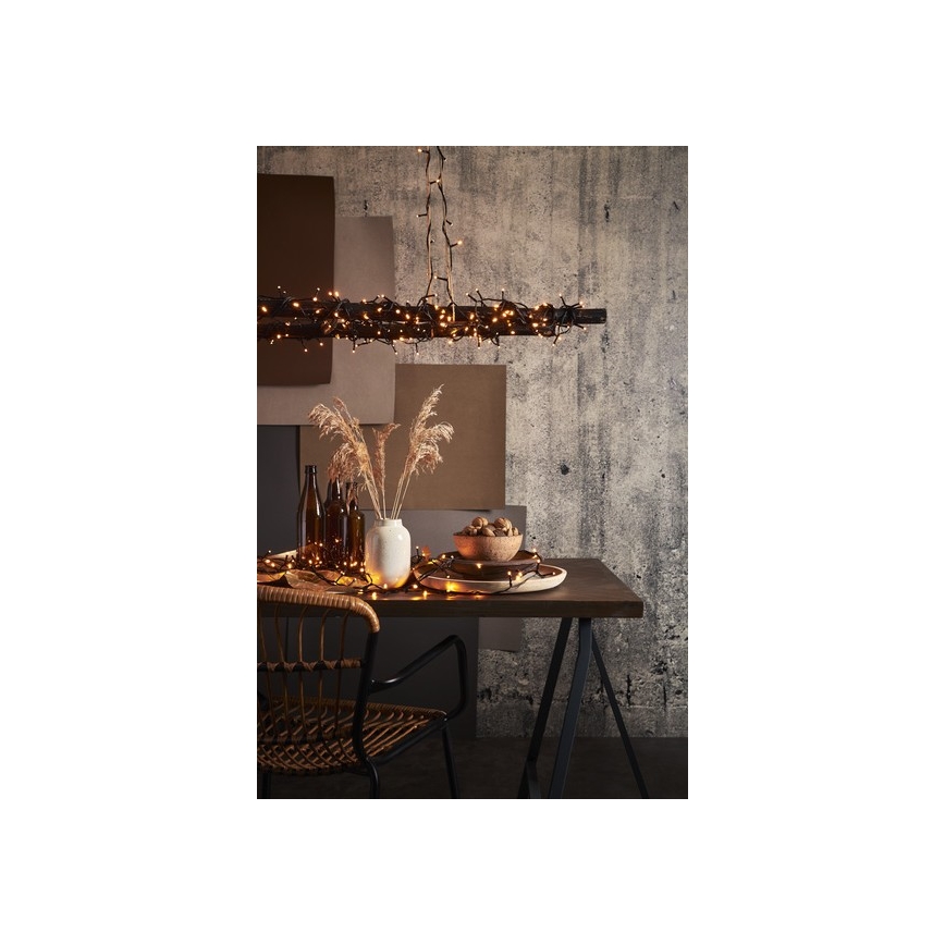 Eglo - Catena natalizia LED da esterno 80xLED 5,6m IP44 bianco caldo