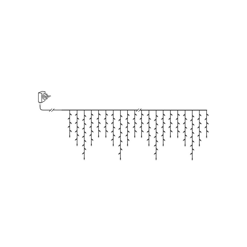Eglo - LED Außen-Weihnachtskette 240xLED 5,9m warmweiß IP44