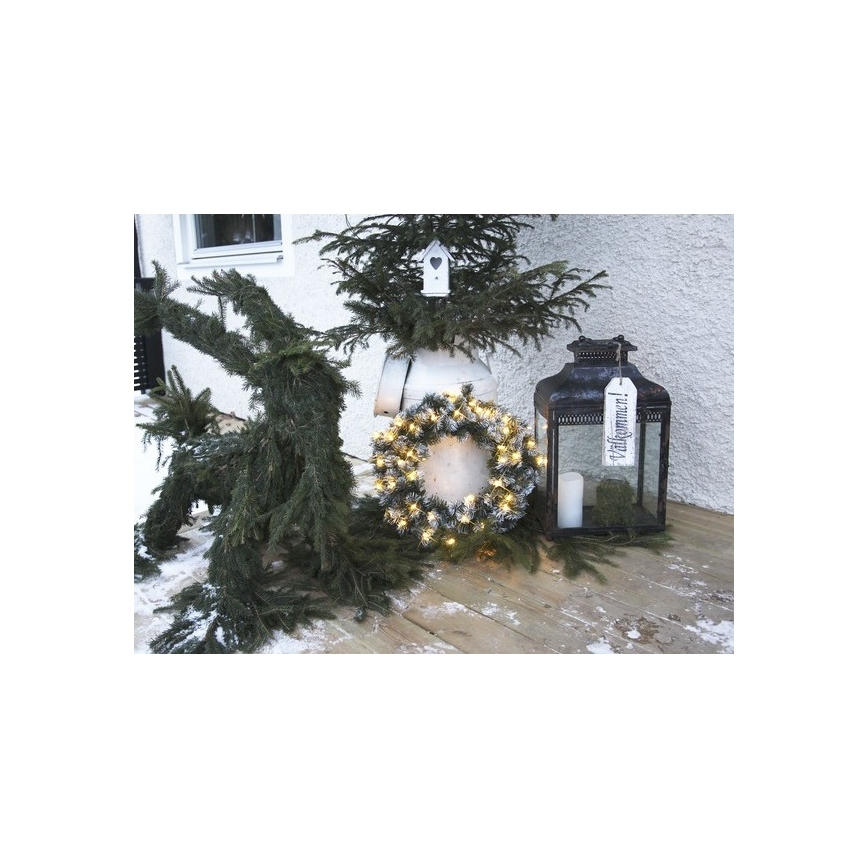 Eglo - Couronne de noël d'extérieur 30xLED/0,064W/3/230V IP44