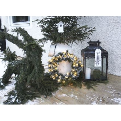 Eglo - LED-Weihnachtskranz für draußen 30xLED/0,064W/3/230V IP44