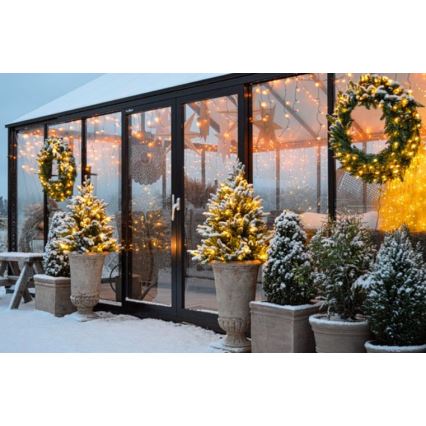 Eglo - LED-Outdoor-Weihnachtskranz 60xLED/0,018W/3/230V IP44