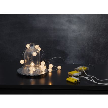 Eglo - LED-Weihnachtskette 15xLED/3xAA 1,4m