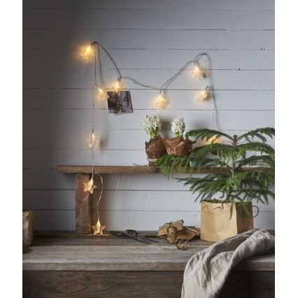 Eglo - catena LED 10xLED 2,1 m bianco caldo