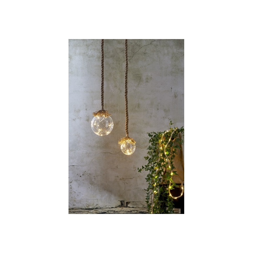 Eglo - Decorazione LED natalizia 15xLED/0,06W/3xAA