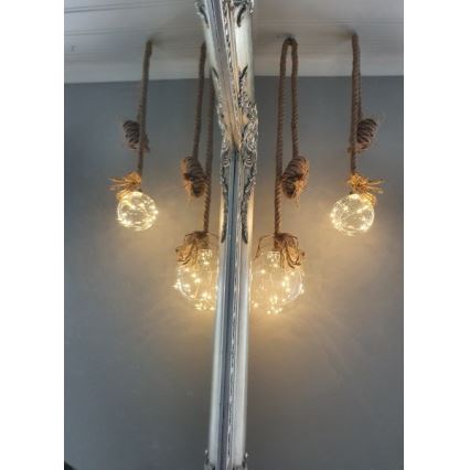 Eglo - Decorazione LED natalizia 15xLED/0,06W/3xAA