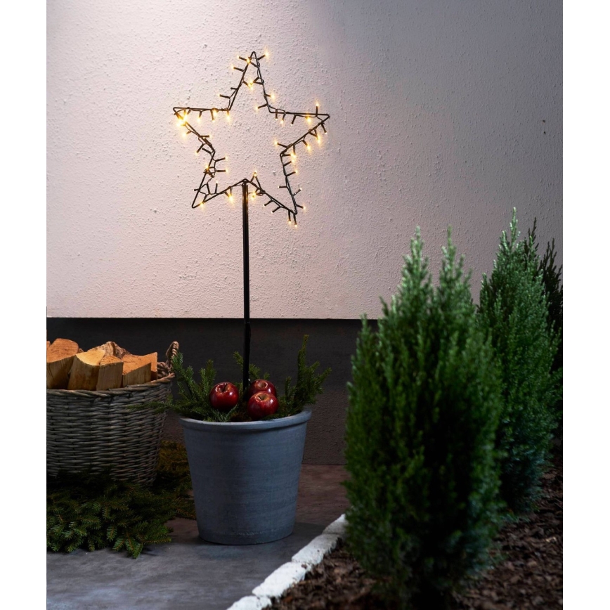 Eglo - Decorazione natalizia a LED per esterno LED/4xAA IP44 stella