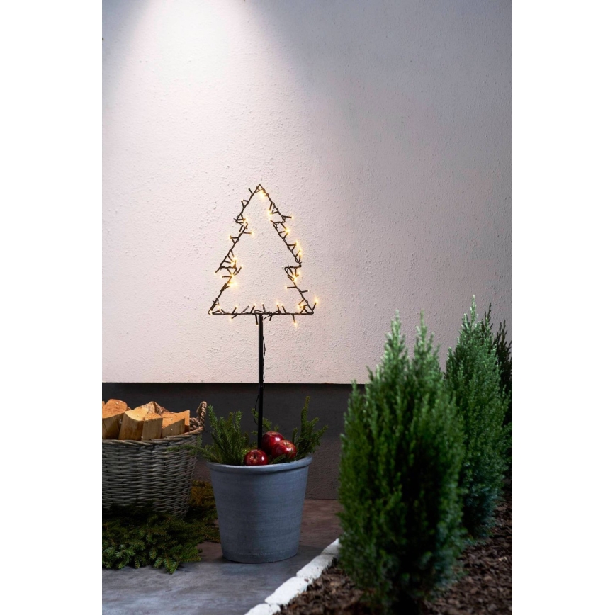 Eglo - Décoration de Noël LED d'extérieur, sapin, LED/3xAA IP44