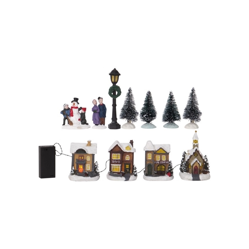 Eglo - Décoration de noël 4xLED/0,064W/2xAA