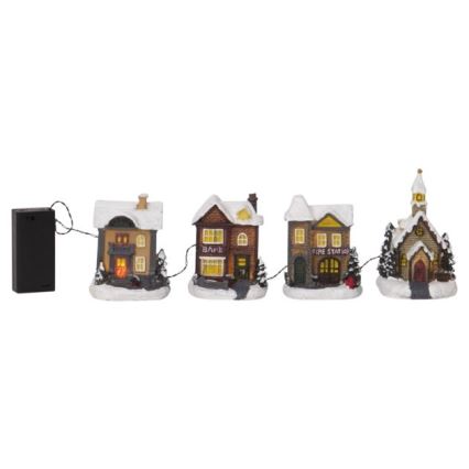 Eglo - Decorazione LED di Natale 4xLED/0,064W/2xAA