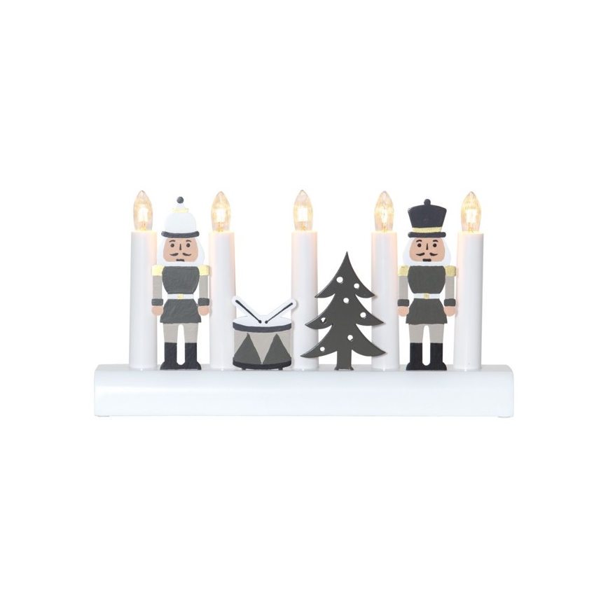 Eglo - Weihnachtskerzenhalter 5xE10/3W/230V