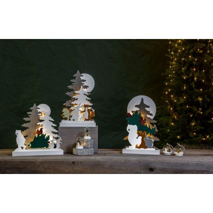 Eglo - Decorazione natalizia LED 10xLED/0,03W/2xAA