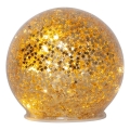 Eglo 411344 - Décoration de Noël STAR FALL 10xLED/2xAA d. 10 cm doré