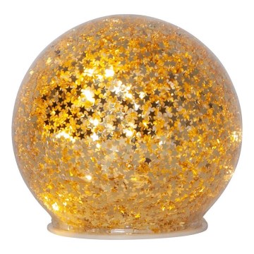 Eglo 411344 - Décoration de Noël STAR FALL 10xLED/2xAA d. 10 cm doré