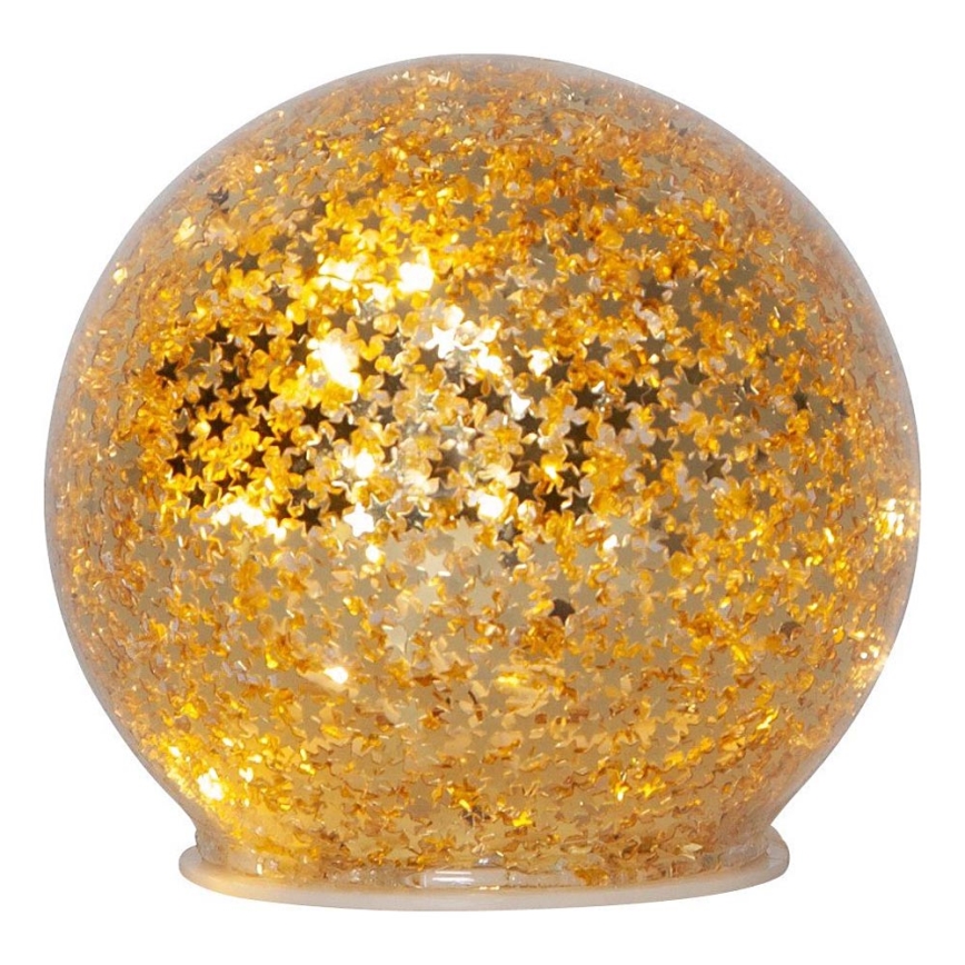 Eglo 411344 - Decorazione natalizia LED STAR FALL 10xLED/2xAA oro