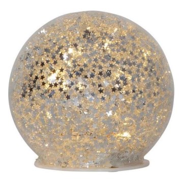 Eglo 411345 - Decorazione natalizia LED STAR FALL 10xLED/2xAA argento