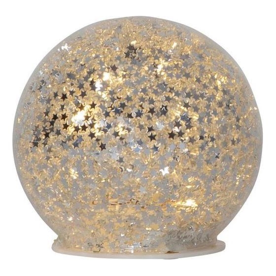 Eglo 411345 - Decorazione natalizia LED STAR FALL 10xLED/2xAA argento