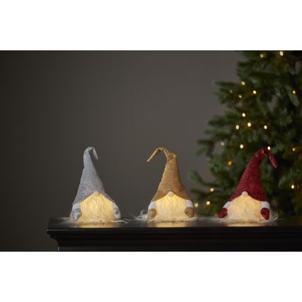 Eglo - LED Décoration de Noël LED/0,06W/3xAG13 gris