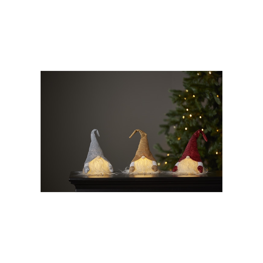 Eglo - LED Décoration de Noël LED/0,06W/3xAG13 gris
