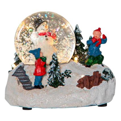 Eglo 411482 - Decorazione natalizia LED WINTERVILLE LED/2xAAA globo di neve
