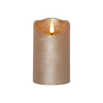 Eglo 411499 - Candela LED FLAMME RUSTIC LED/2xAA dorata