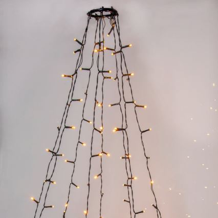 Eglo - Guirlande de Noël extérieure LED 360xLED 2m IP44 blanc chaud