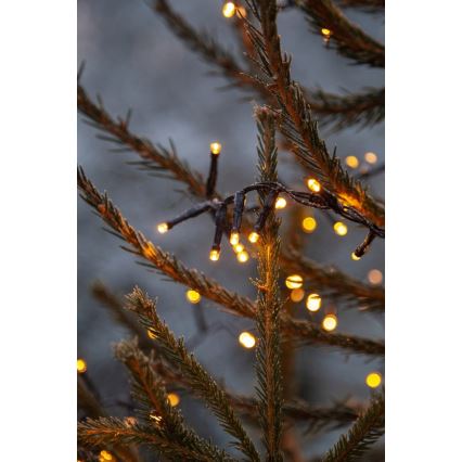 Eglo - Catena LED per esterni, 1200 LED, 29 m, IP44, bianco caldo