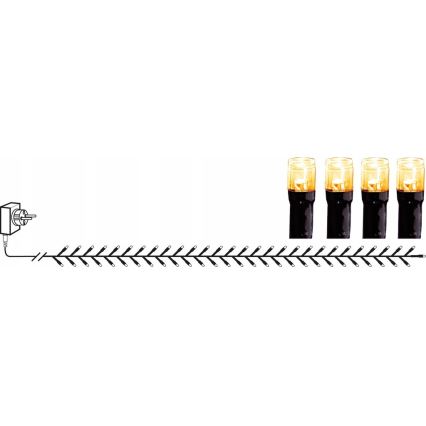 Eglo - Catena LED natalizia da esterno 1200xLED 24m IP44 bianco caldo