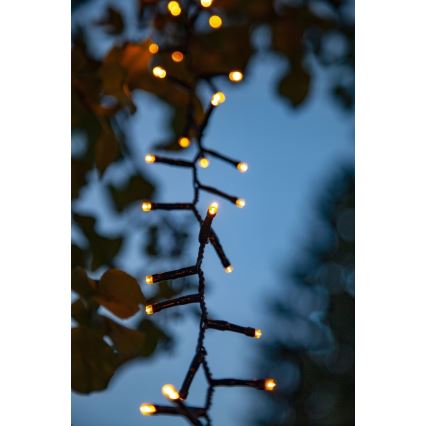 Eglo - guirlande lumineuse LED d'extérieur 1200xLED 29m IP44 blanc chaud