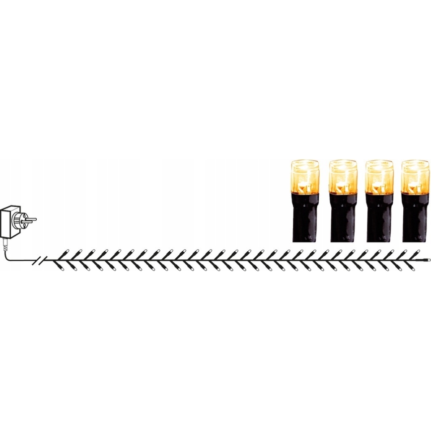 Eglo - LED Außen-Weihnachtslichterkette 1200xLED 29m IP44 warmweiß