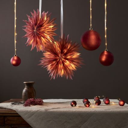 Eglo 411559 - Guirlande de Noël BLISS 22xLED/3xAA 2,6m blanc chaud