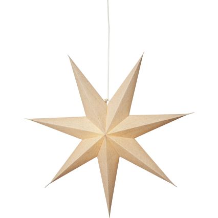 Eglo 411576 - Decorazione natalizia ÉTOILE stella 1xE14/25W/230V 35 cm beige